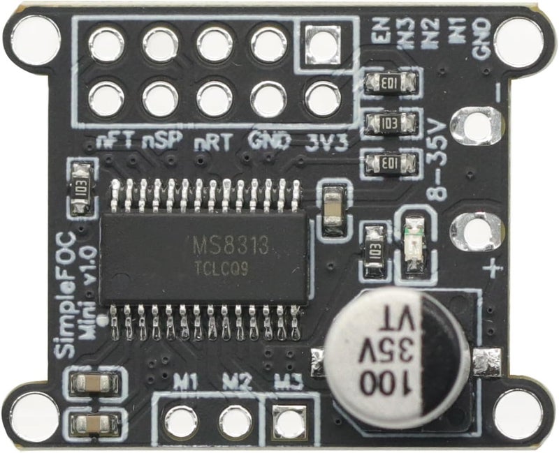 GODIYMODULES وحدة تحكم محرك بدون فرشاة 1PCS لبطاقة سائق محرك بدون فرشاة صغيرة DC لوحدة تحكم FOC SVPWM SPWM - Image 2